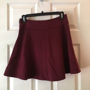 Maroon skirt